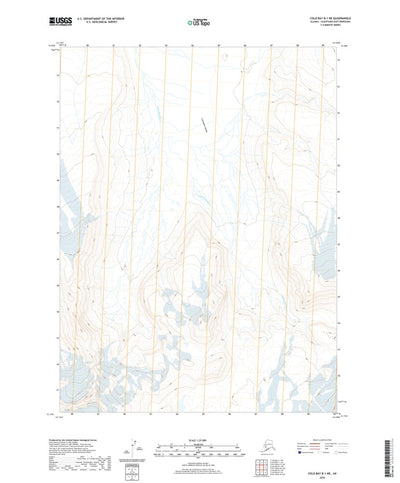 United States Geological Survey Cold Bay B-1 NE, AK (2020, 25000-Scale) digital map
