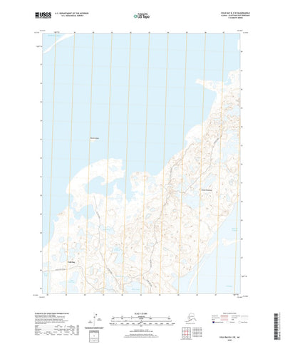 United States Geological Survey Cold Bay B-3 SE, AK (2020, 25000-Scale) digital map