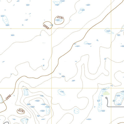 United States Geological Survey Coldwater Lake NE, ND (2020, 24000-Scale) digital map