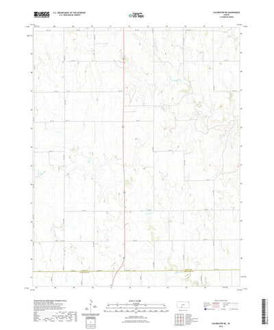 United States Geological Survey Coldwater NE, KS (2022, 24000-Scale) digital map