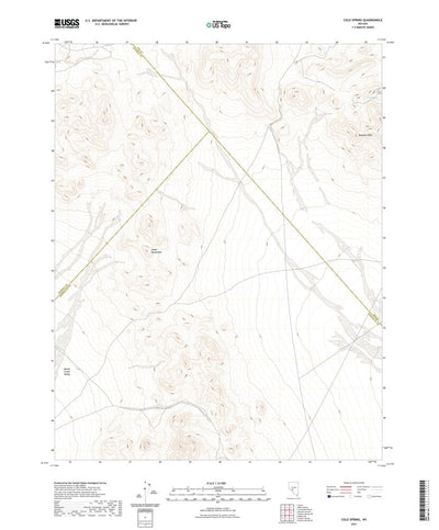 United States Geological Survey Cole Spring, NV (2021, 24000-Scale) digital map