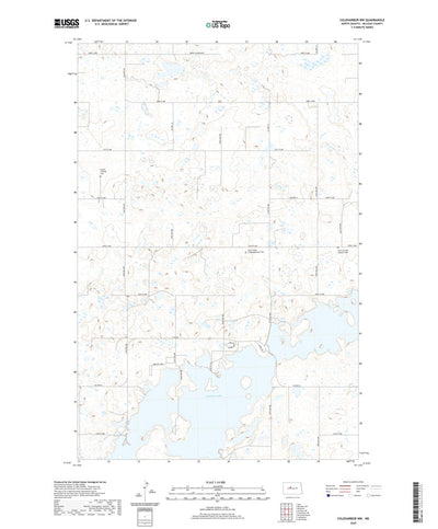 United States Geological Survey Coleharbor NW, ND (2020, 24000-Scale) digital map