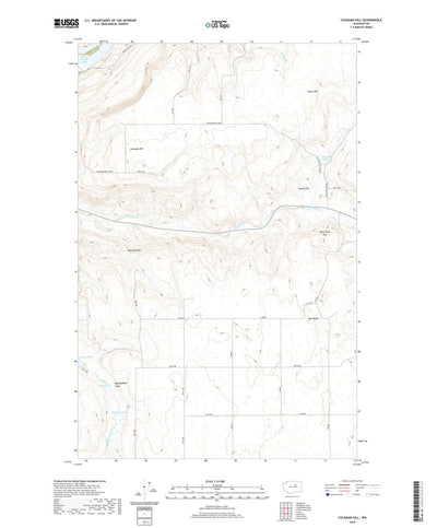 United States Geological Survey Coleman Hill, WA (2020, 24000-Scale) digital map