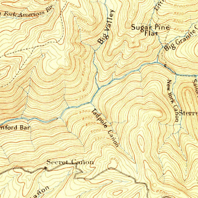 United States Geological Survey Colfax, CA (1891, 125000-Scale) digital map