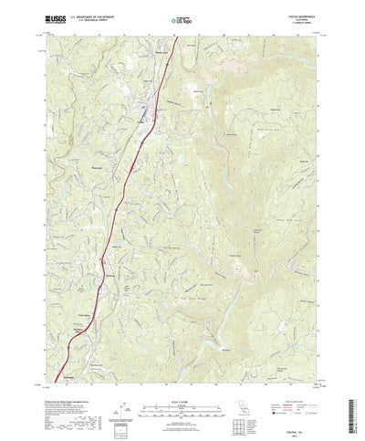 United States Geological Survey Colfax, CA (2021, 24000-Scale) digital map