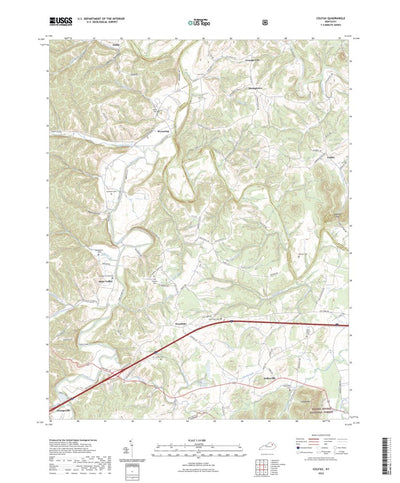 United States Geological Survey Colfax, KY (2022, 24000-Scale) digital map