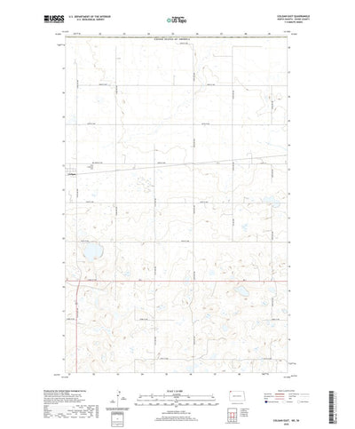 United States Geological Survey Colgan East, ND (2020, 24000-Scale) digital map