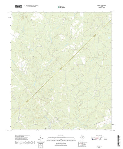 United States Geological Survey Colita, TX (2022, 24000-Scale) digital map