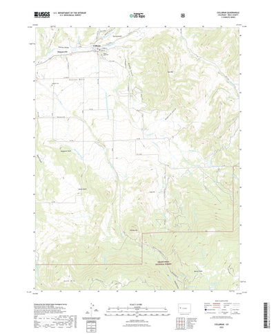United States Geological Survey Collbran, CO (2022, 24000-Scale) digital map