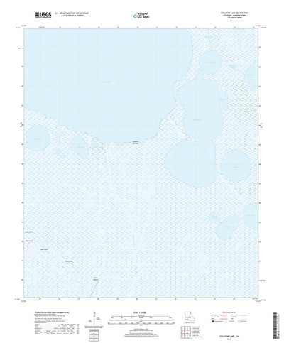 United States Geological Survey Collicon Lake, LA (2020, 24000-Scale) digital map