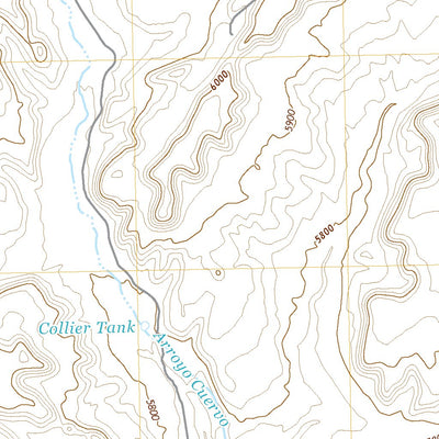 United States Geological Survey Collier Draw, NM (2020, 24000-Scale) digital map