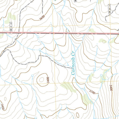 United States Geological Survey Collins Butte, OR (2020, 24000-Scale) digital map