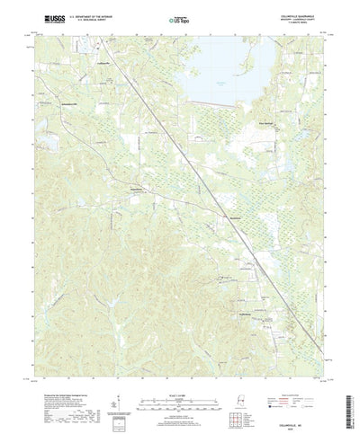 United States Geological Survey Collinsville, MS (2020, 24000-Scale) digital map