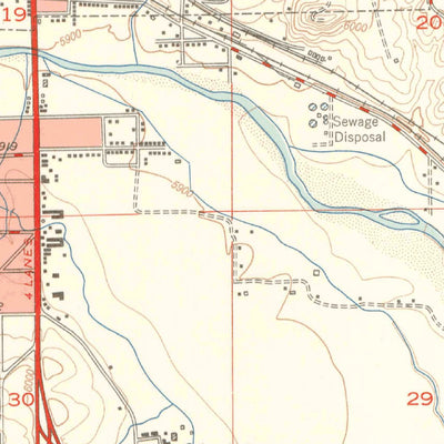 United States Geological Survey Colorado Springs, CO (1948, 24000-Scale) digital map