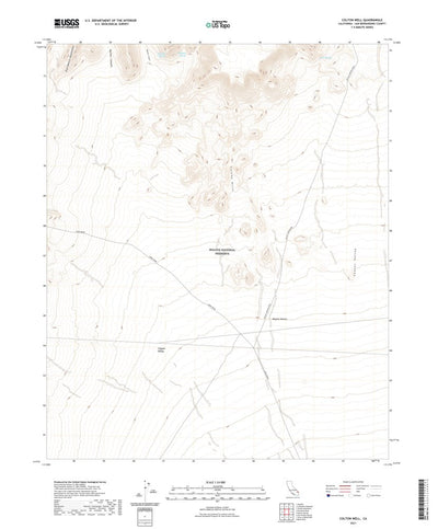 United States Geological Survey Colton Well, CA (2021, 24000-Scale) digital map