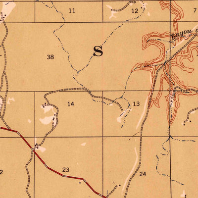United States Geological Survey Columbia, LA (1940, 62500-Scale) digital map