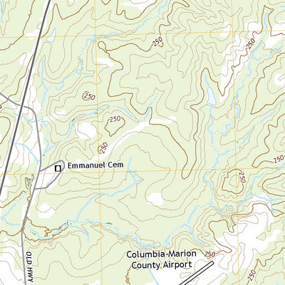 United States Geological Survey Columbia North, MS (2020, 24000-Scale) digital map