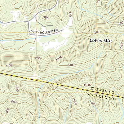 United States Geological Survey Colvin Gap, AL (2020, 24000-Scale) digital map