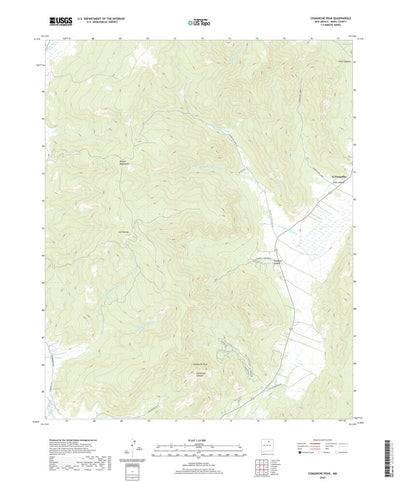 United States Geological Survey Comanche Peak, NM (2020, 24000-Scale) digital map