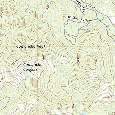 United States Geological Survey Comanche Peak, NM (2020, 24000-Scale) digital map