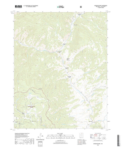United States Geological Survey Comanche Point, NM (2020, 24000-Scale) digital map