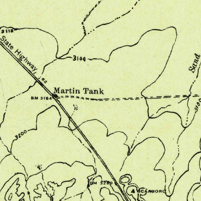 United States Geological Survey Comanche Springs, TX (1928, 125000-Scale) digital map