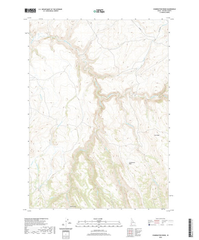 United States Geological Survey Combination Ridge, ID (2020, 24000-Scale) digital map