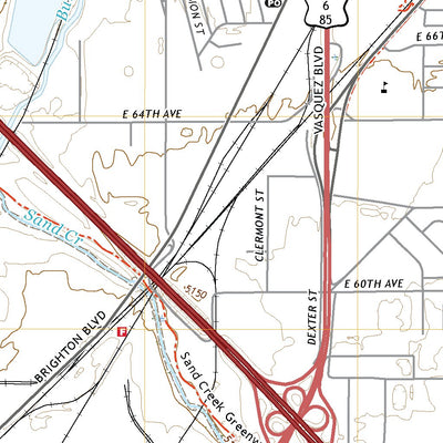 United States Geological Survey Commerce City, CO (2022, 24000-Scale) digital map