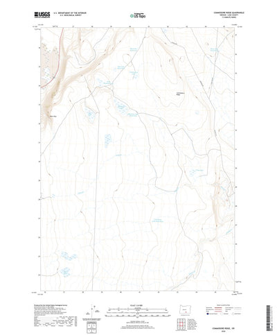 United States Geological Survey Commodore Ridge, OR (2020, 24000-Scale) digital map