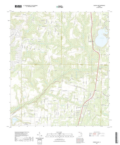 United States Geological Survey Compass Lake, FL (2021, 24000-Scale) digital map