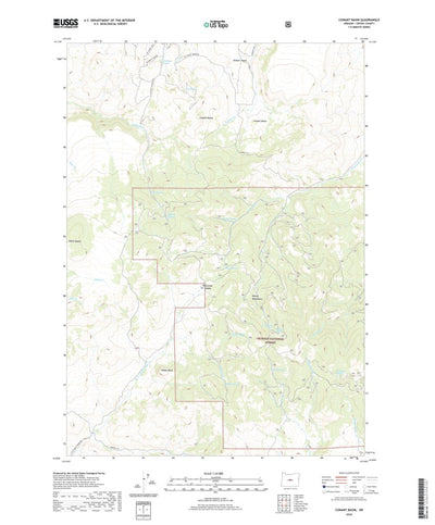 United States Geological Survey Conant Basin, OR (2020, 24000-Scale) digital map
