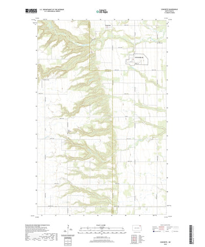 United States Geological Survey Concrete, ND (2020, 24000-Scale) digital map