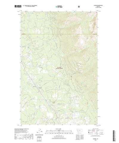 United States Geological Survey Condon, MT (2020, 24000-Scale) digital map