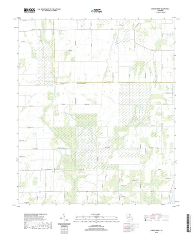 United States Geological Survey Congo Creek, LA (2020, 24000-Scale) digital map