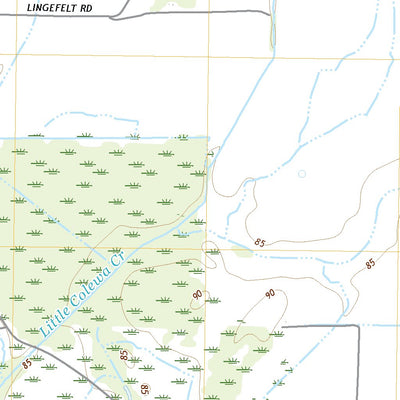 United States Geological Survey Congo Creek, LA (2020, 24000-Scale) digital map