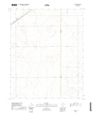 United States Geological Survey Conlen, TX (2022, 24000-Scale) digital map