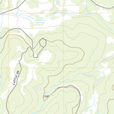 United States Geological Survey Contrary Creek, TX (2022, 24000-Scale) digital map