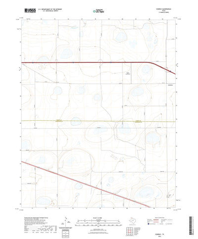 United States Geological Survey Conway, TX (2022, 24000-Scale) digital map