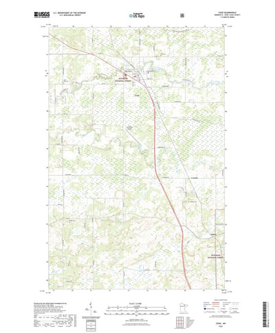 United States Geological Survey Cook, MN (2022, 24000-Scale) digital map
