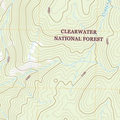 United States Geological Survey Cook Mountain, ID (2020, 24000-Scale) digital map
