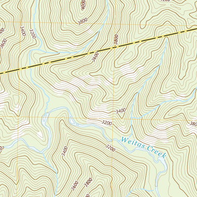 United States Geological Survey Cook Mountain, ID (2020, 24000-Scale) digital map