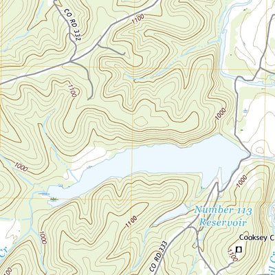 United States Geological Survey Cook Station, MO (2021, 24000-Scale) digital map