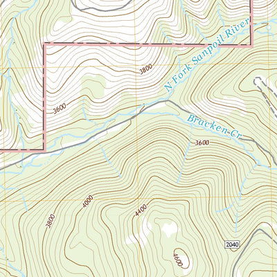 United States Geological Survey Cooke Mountain, WA (2020, 24000-Scale) digital map
