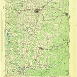 United States Geological Survey Cookeville, TN (1944, 100000-Scale) digital map