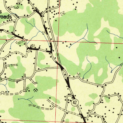 United States Geological Survey Cookeville, TN (1944, 100000-Scale) digital map