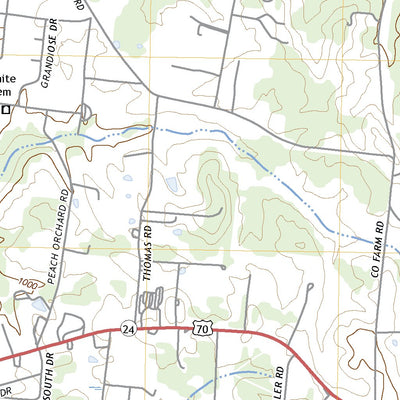 United States Geological Survey Cookeville West, TN (2022, 24000-Scale) digital map