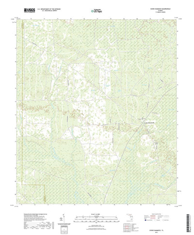 United States Geological Survey Cooks Hammock, FL (2021, 24000-Scale) digital map