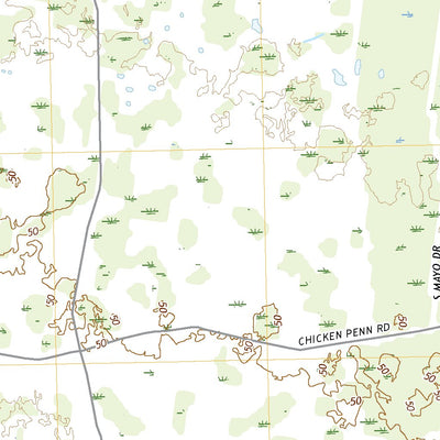 United States Geological Survey Cooks Hammock, FL (2021, 24000-Scale) digital map