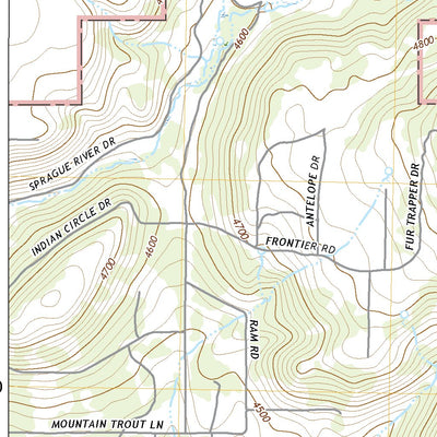 United States Geological Survey Cooks Mountain, OR (2020, 24000-Scale) digital map