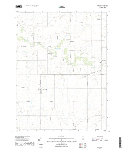 United States Geological Survey Cooksville, IL (2021, 24000-Scale) digital map
